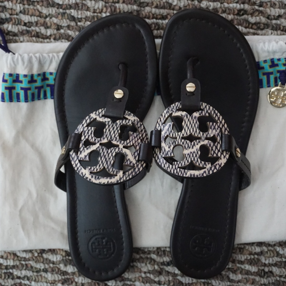 {7.5} Tory Burch Miller Sandals